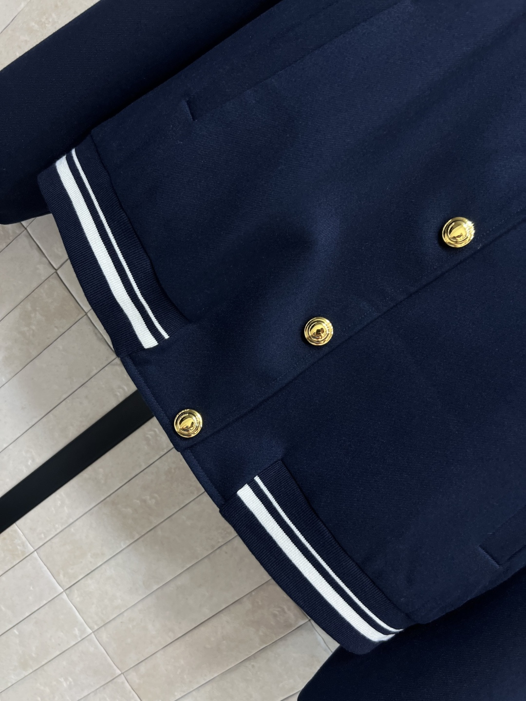 MIu家 25早秋新款 海军领夹克外套 +百褶短裙 海军风风格超级减龄又时髦 夹克版型上衣超拉身材比例 