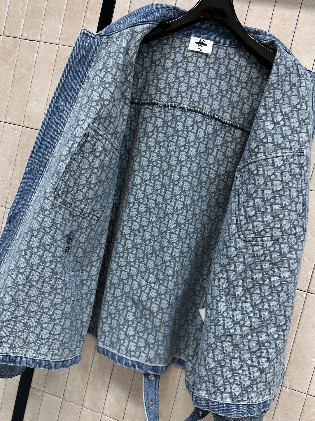 D家 25早秋新款 酵素洗水怀旧牛仔收腰外套 经典宽松蚕型时髦又高级 搭配本布腰带收腰设计 原版开膜定制