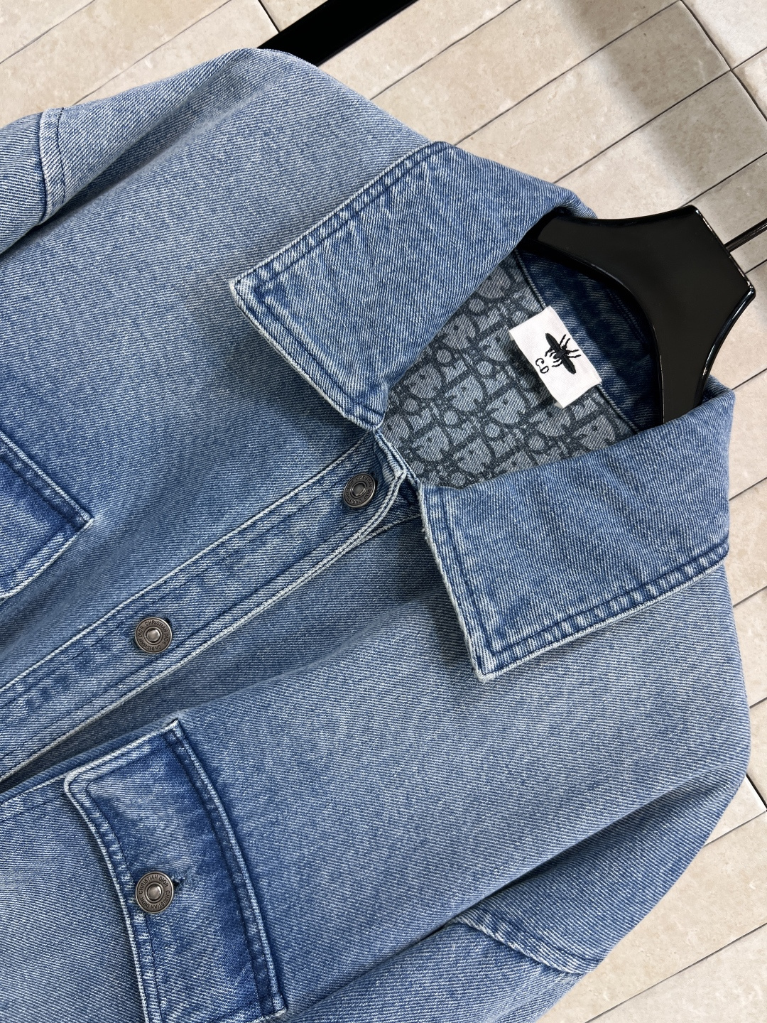 D家 25早秋新款 酵素洗水怀旧牛仔收腰外套 经典宽松蚕型时髦又高级 搭配本布腰带收腰设计 原版开膜定制