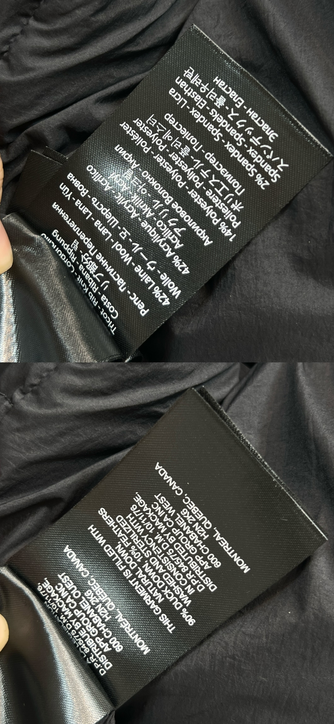 M家 25早秋新款 立领拼接针织羽绒服 宽松短款下摆抽绳收腰版型 上身轻松分割身材 比例显瘦显高绝绝子 