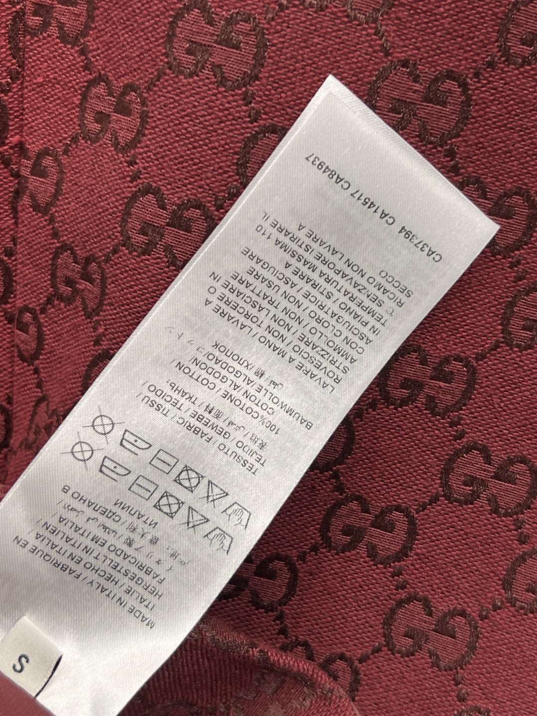 G家 25早秋新款 红色双G提花系列 翻领西装外套 经典满印的GG提花外套 喜欢老花的一定不要错过 巨抬