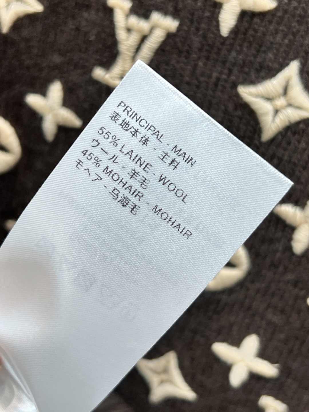 L家 25早秋新款 刺绣老花针织套头毛衣 满印刺绣钱币老花图案 羊毛混纺纱线面料 软软糯糯的上身超级舒适