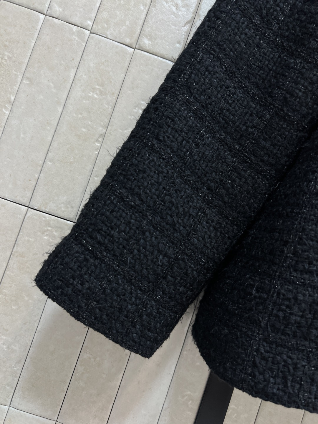 小香家 25早秋新款 粗花呢连帽夹克外套 可拆卸连帽小立领设计 百搭不挑人 轻松遮肉显瘦 编织粗花呢面料