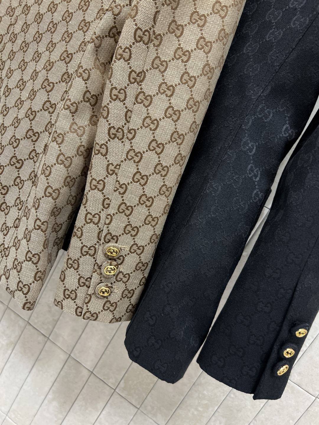 G家 25秋冬新款 双G提花西装外套 各种场合都适合穿 秒抬气质 超级有气质 自带气场感 合身的版型 属