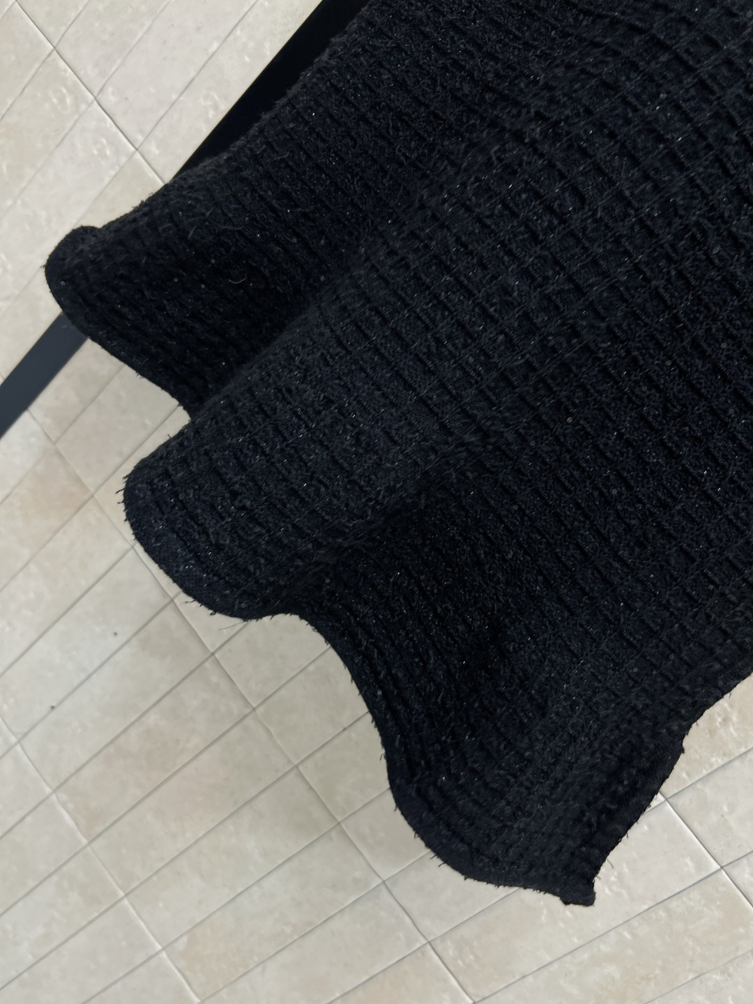 Self 25秋冬新款 钉珠花朵针织短袖连衣裙 千金名媛即视感狠狠拿捏 黑色一经典百搭搭配腰带收腰显瘦 