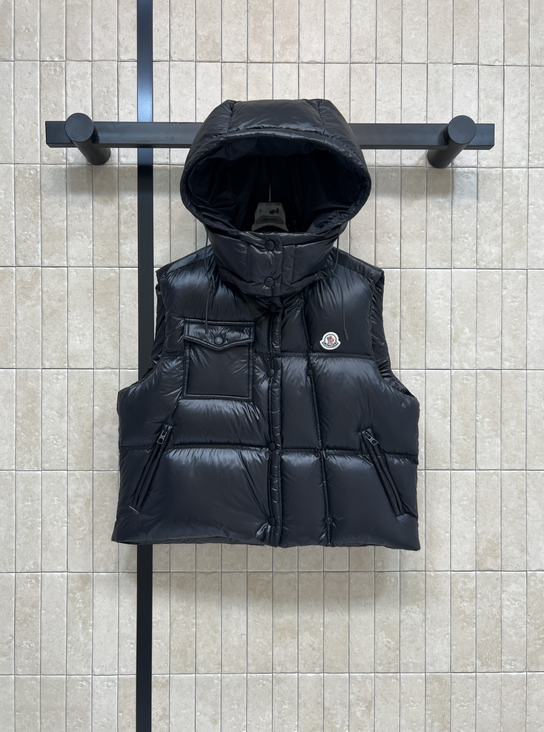 M家 25秋冬新款 连帽马甲羽绒服 可拆卸连帽面包羽绒服 重磅90鹅绒填充 拿到手就知道轻盈饱满又保暖 