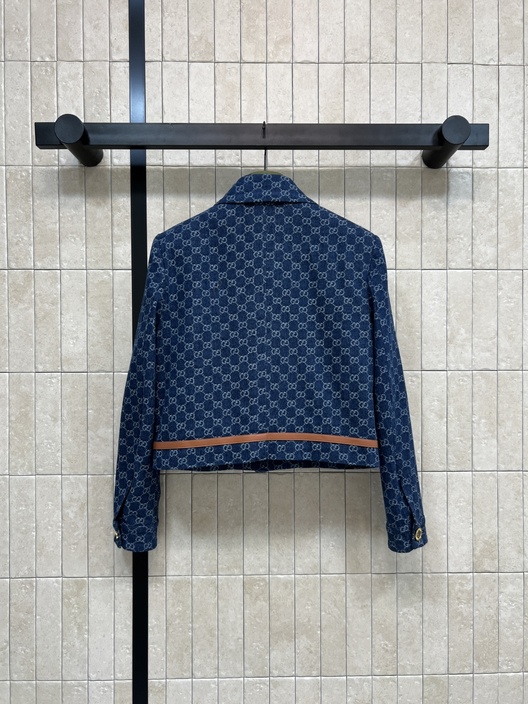 G家 25秋冬新款 GG提花牛仔外套 复古牛仔蓝色双G提花复古吸睛经典版型百搭不挑人 帅气又拉风进口洗水