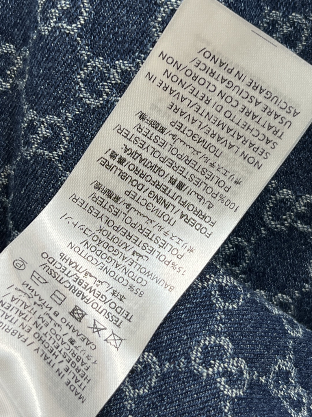 G家 25秋冬新款 GG提花牛仔外套 复古牛仔蓝色双G提花复古吸睛经典版型百搭不挑人 帅气又拉风进口洗水