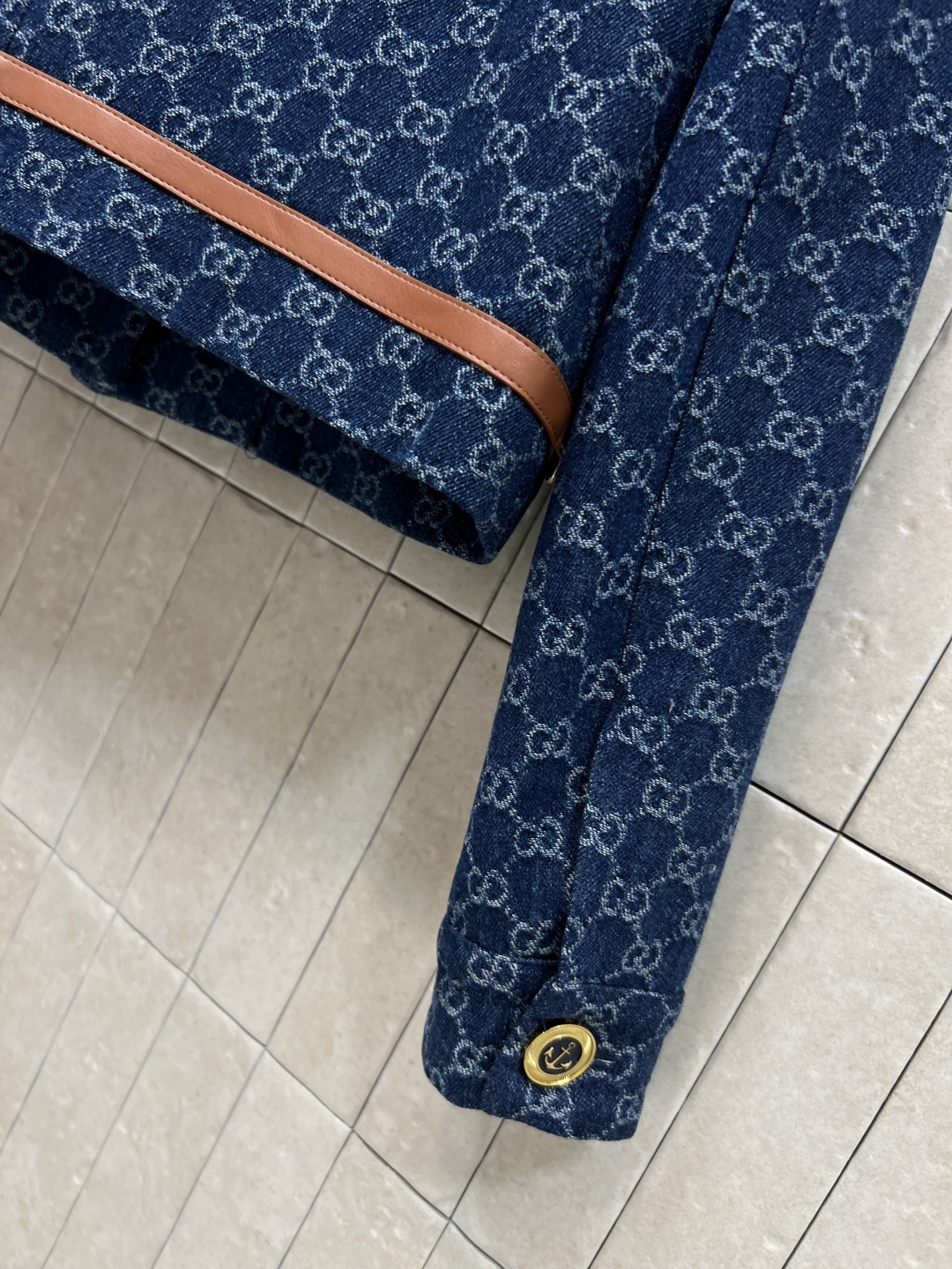 G家 25秋冬新款 GG提花牛仔外套 复古牛仔蓝色双G提花复古吸睛经典版型百搭不挑人 帅气又拉风进口洗水