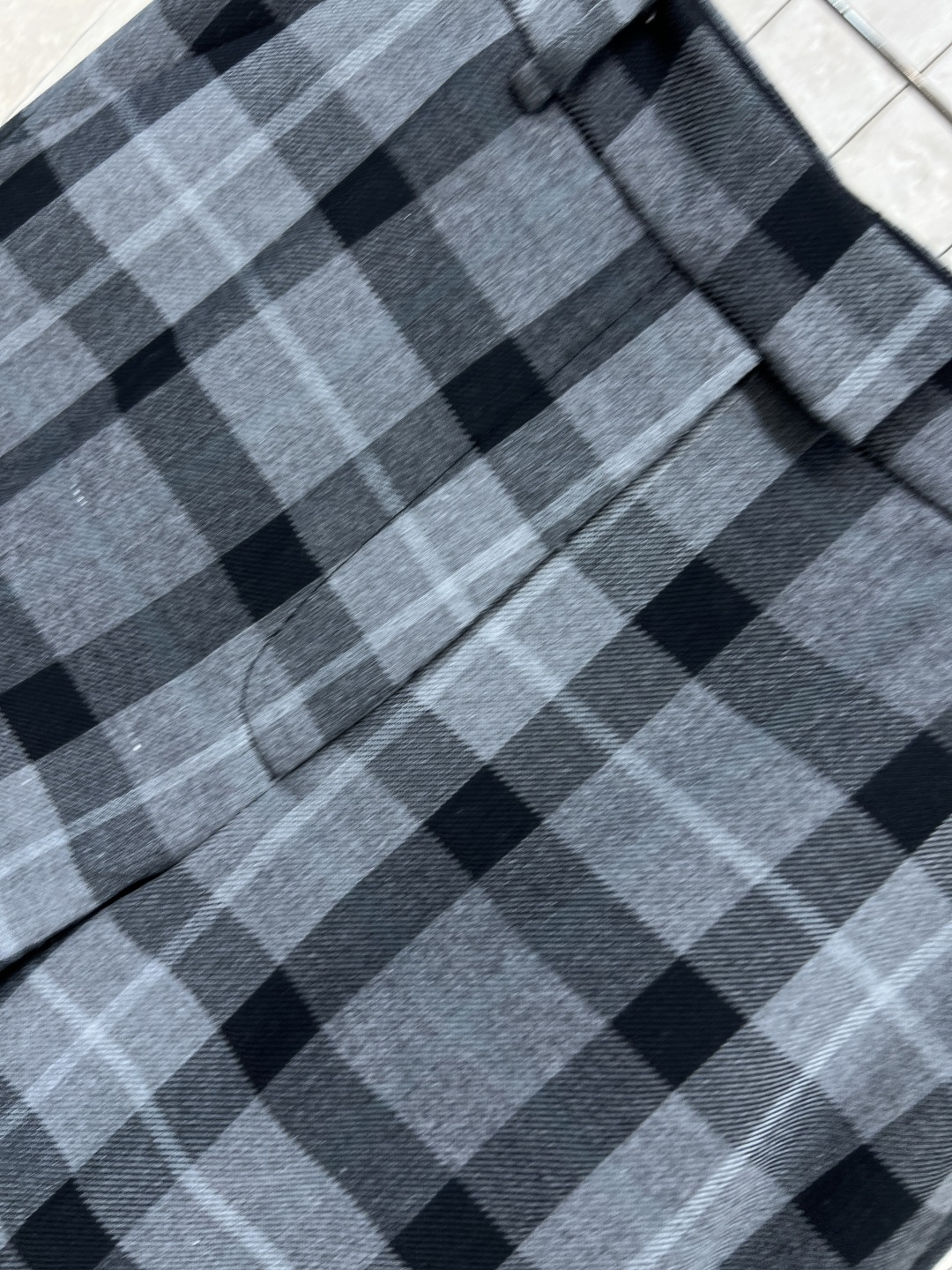 D家 25秋冬新款 复古格纹毛呢系列 格纹高腰A字短裤 超短裤巨显腿长 拉长比例感神器 高腰A字版型遮肉