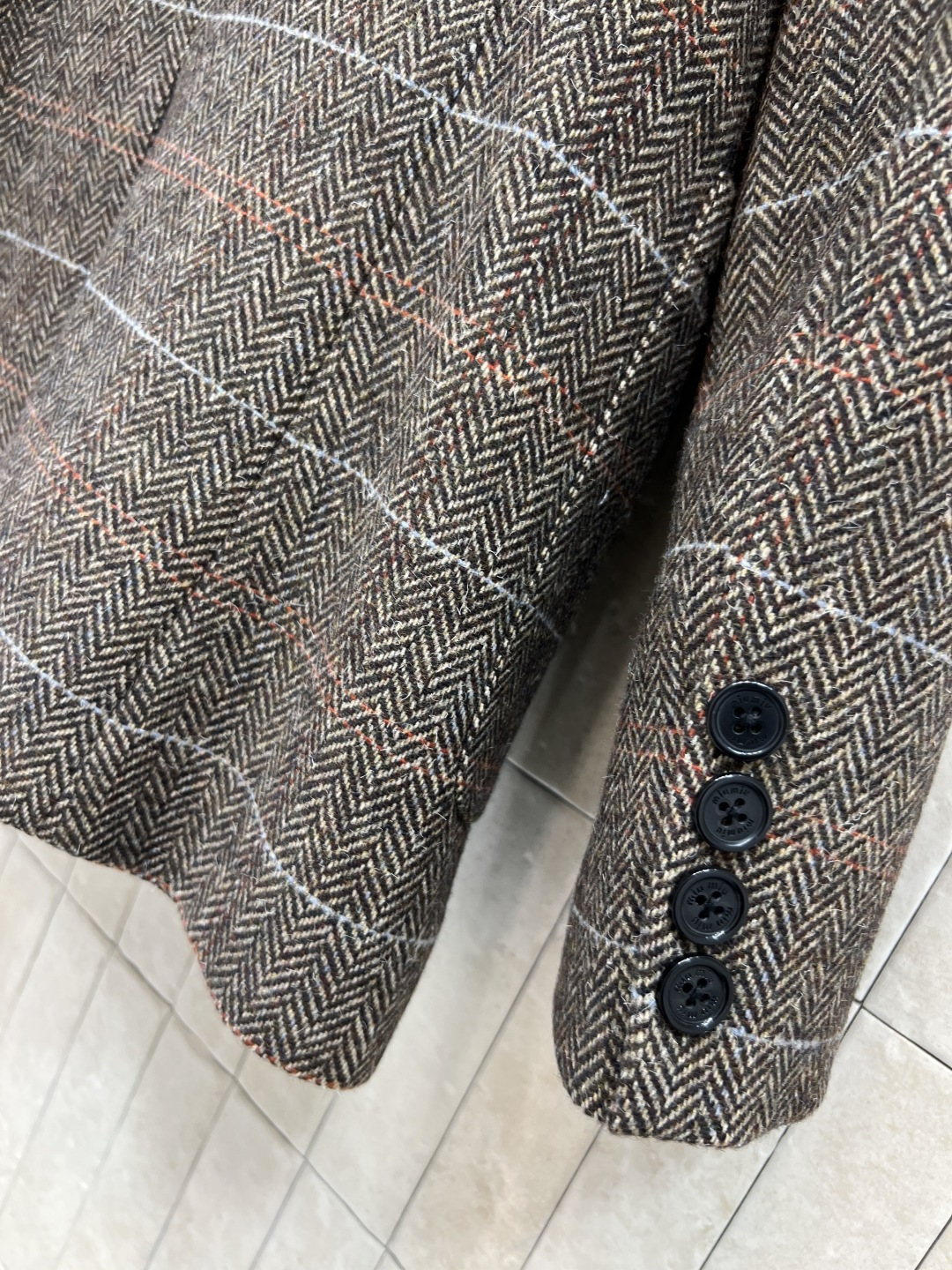 MIu家 25秋冬新款 英伦风复古范 格纹西装外套 充满秋冬Feel 浓浓的复古范 可飒可时髦 知性帅气