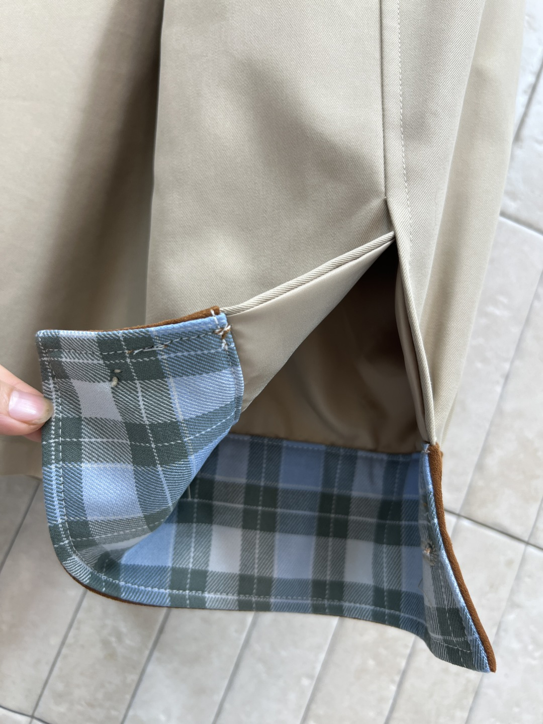 LW家 25秋冬新款 鹿皮绒翻领拼接夹克外套 鹿皮绒+复古格纹拼接翻领/袖口设计 经典宽松夹克版型干练帅