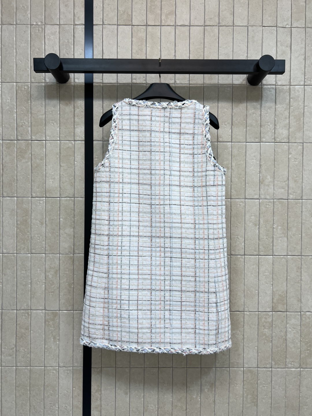 小香家 25秋冬新款 格纹粗花呢背心连衣裙 重工系列 高级感满满 版型百搭不挑人 超级显气质 千金即视感