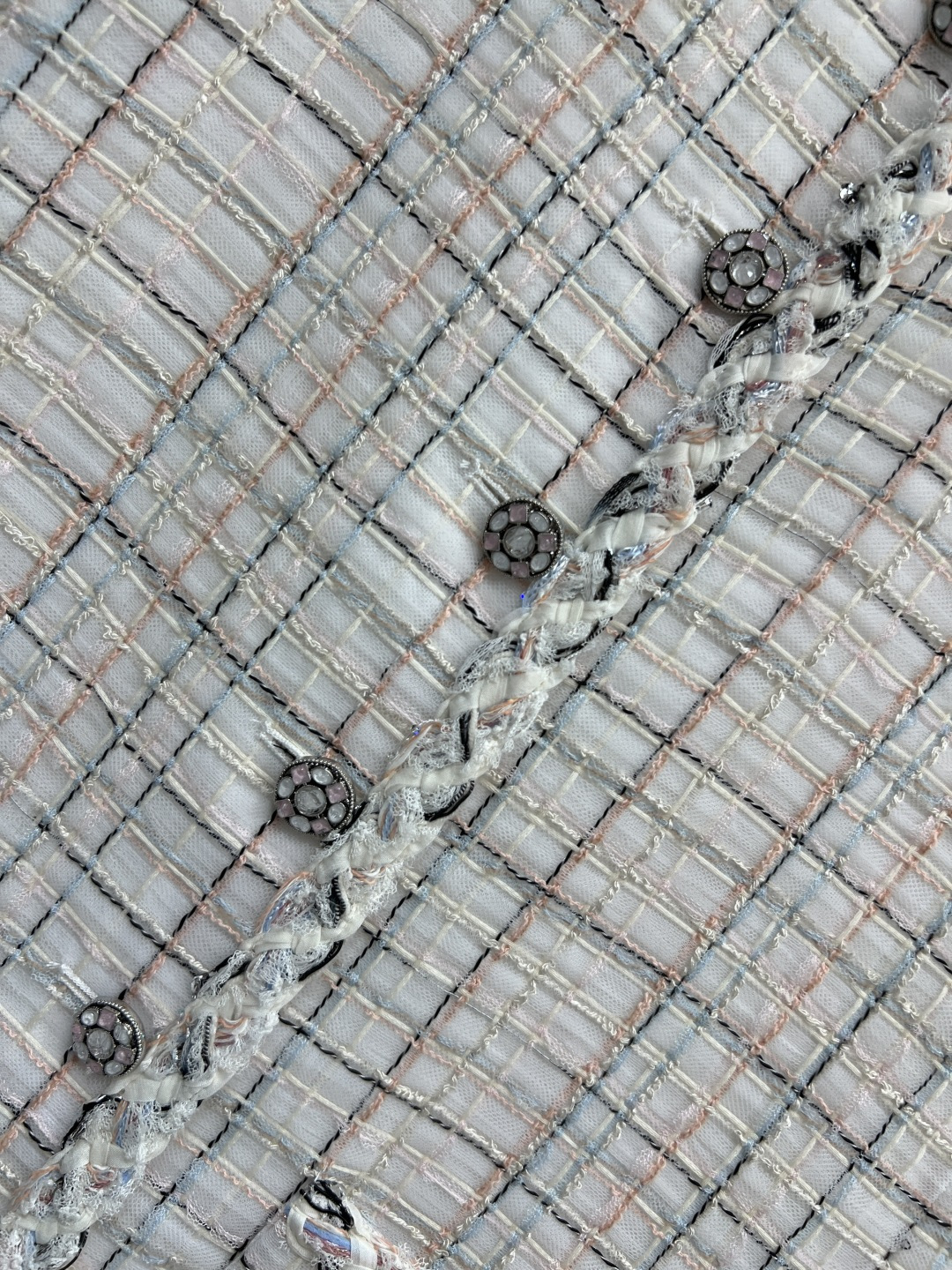 小香家 25秋冬新款 格纹粗花呢背心连衣裙 重工系列 高级感满满 版型百搭不挑人 超级显气质 千金即视感