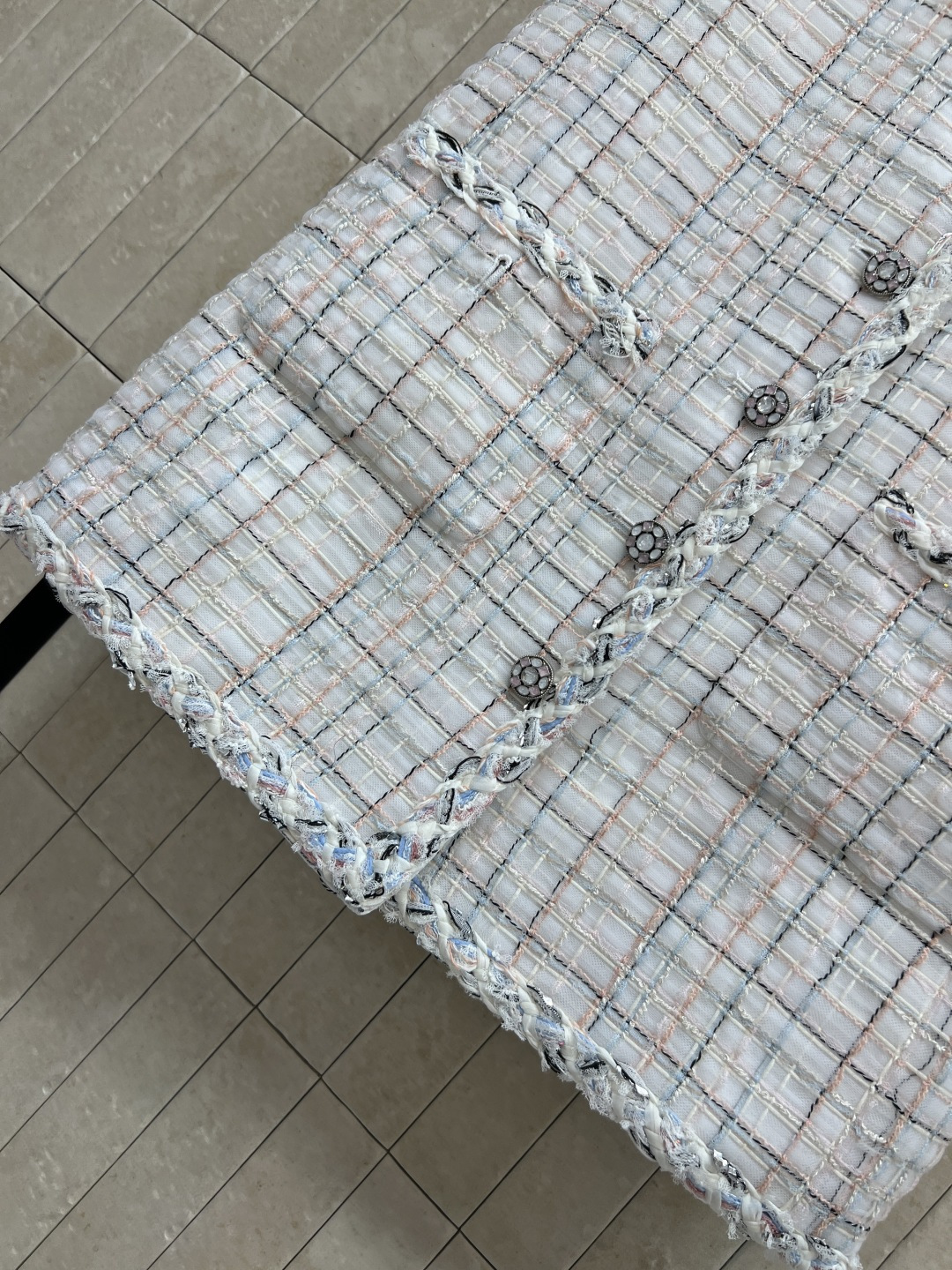 小香家 25秋冬新款 格纹粗花呢背心连衣裙 重工系列 高级感满满 版型百搭不挑人 超级显气质 千金即视感