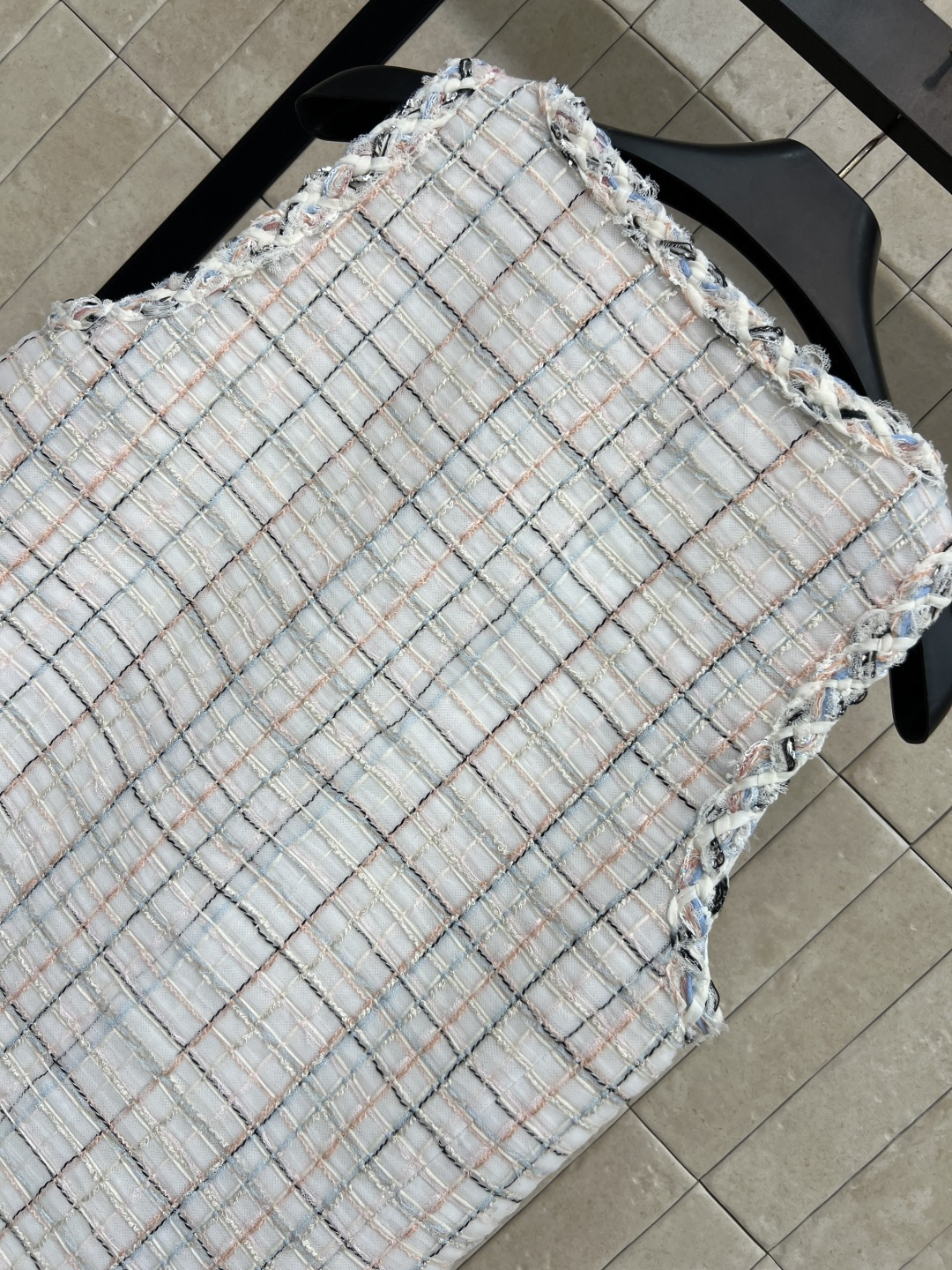 小香家 25秋冬新款 格纹粗花呢背心连衣裙 重工系列 高级感满满 版型百搭不挑人 超级显气质 千金即视感