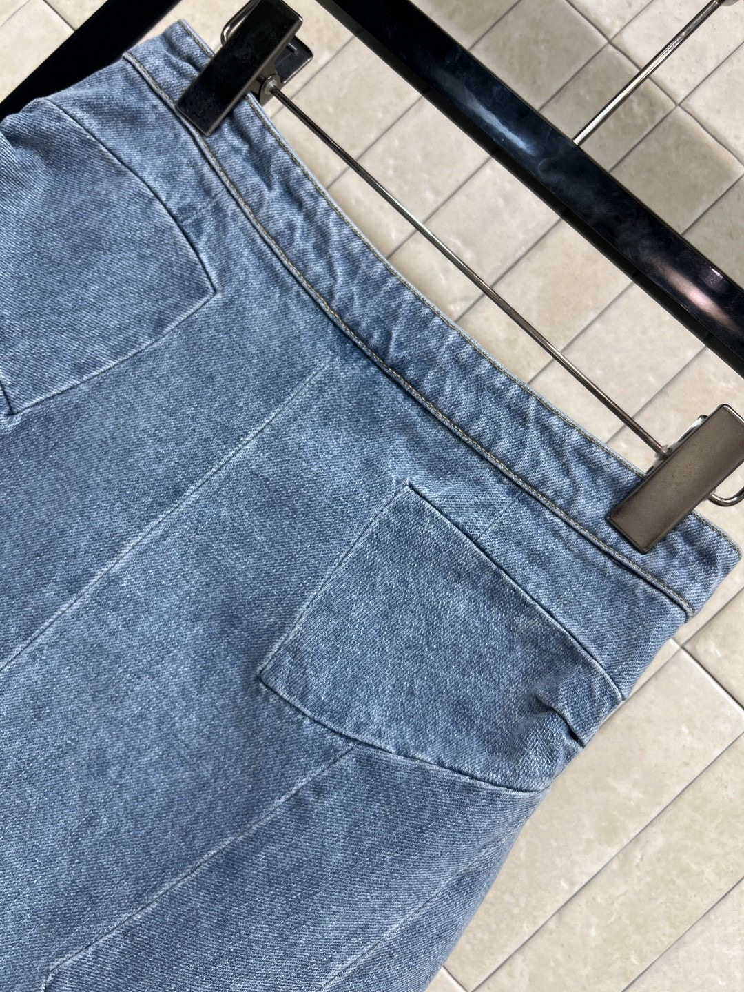 小香家 25秋冬新款 高腰蝴蝶结牛仔短裙 复古甜酷风满满 A字裙摆修饰身形 梨形身材友好 拉高腰线显瘦又