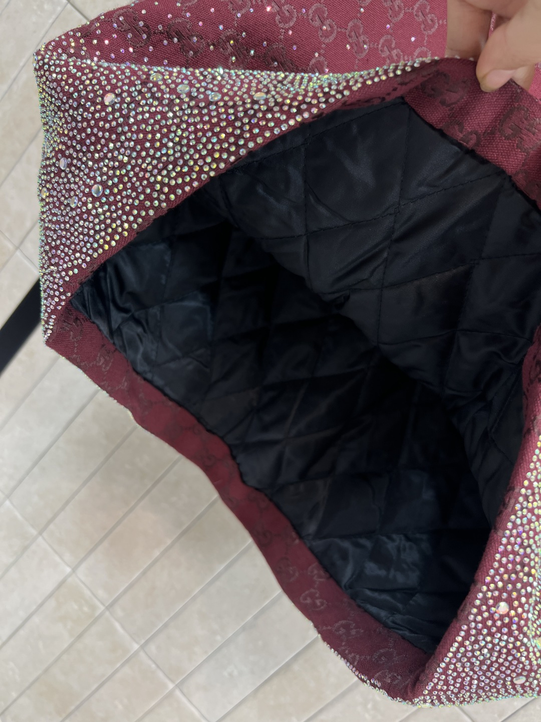 G家 25秋冬新款 双G提花烫钻短裙 定制YB进口双G提花面料 质感高级挺括 绿色和酒红色可选 内衬绗缝