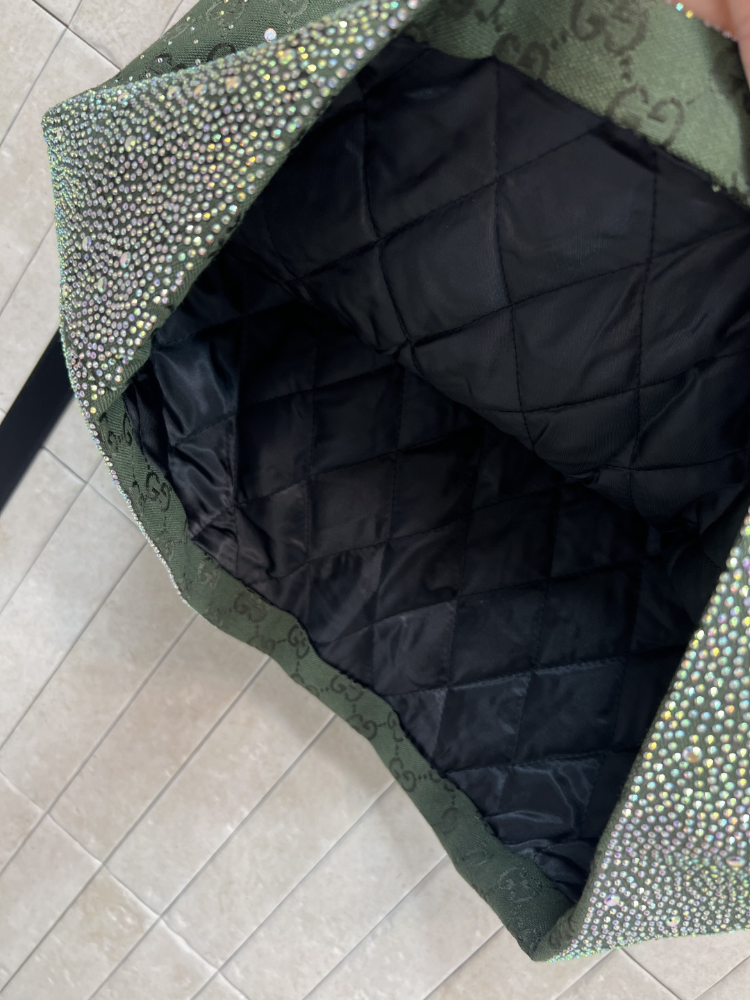 G家 25秋冬新款 双G提花烫钻短裙 定制YB进口双G提花面料 质感高级挺括 绿色和酒红色可选 内衬绗缝