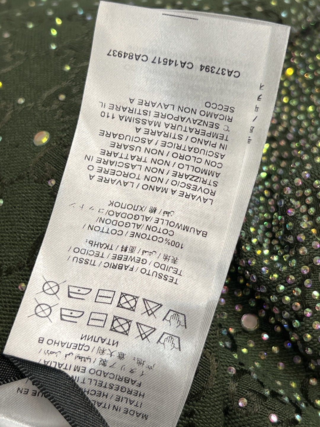 G家 25秋冬新款 双G提花烫钻短裙 定制YB进口双G提花面料 质感高级挺括 绿色和酒红色可选 内衬绗缝