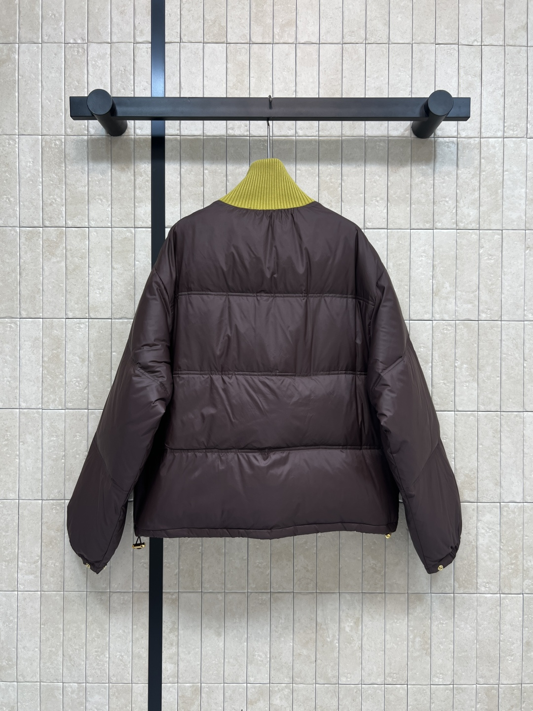 CE家 25秋冬新款 针织立领羽绒服 防水面料 柔软轻薄 三个颜色都很好看 经典面包版型拼接针织螺纹立领