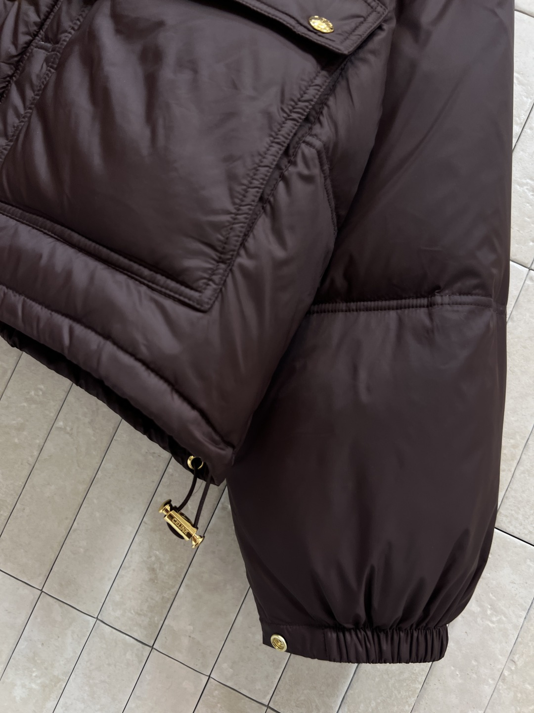 CE家 25秋冬新款 针织立领羽绒服 防水面料 柔软轻薄 三个颜色都很好看 经典面包版型拼接针织螺纹立领