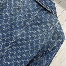 G家 26春夏新款 GG提花渐变牛仔外套 经典双G老花图案复古又高级 棉质丹宁渐变提花面料 柔软舒适 做 G家 26春夏新款 GG提花渐变牛仔外套 经典双G老花图案复古又高级 棉质丹宁渐变提花面料 柔软舒适 做