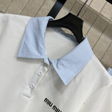 MIU家 26春夏新款 学院风蓝白拼接POLO套装 短袖POLO衫+双腰头短裤 简约清新 夏天穿超舒服! MIU家 26春夏新款 学院风蓝白拼接POLO套装 短袖POLO衫+双腰头短裤 简约清新 夏天穿超舒服!