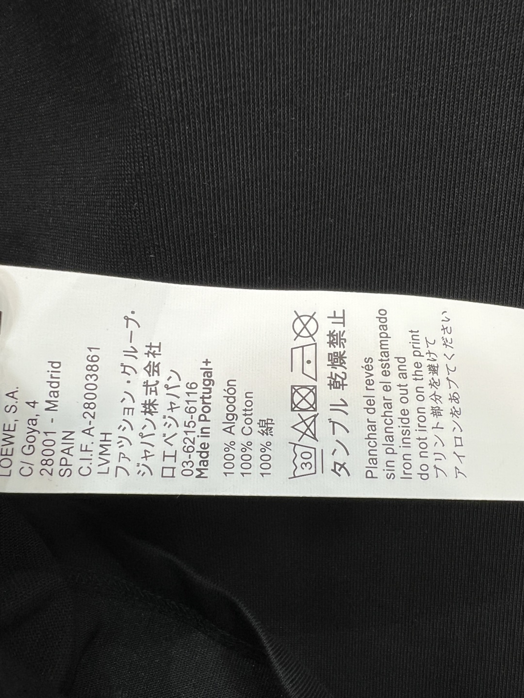 LW家 26夏季新款 刺绣黑色T恤​​ 采用高品质棉料 柔软舒适 日常穿着超友好 正面品牌logo+精致