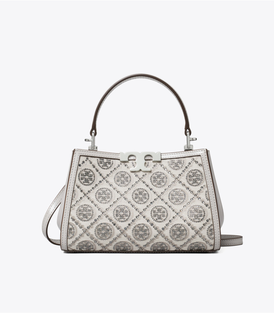 Tory Burch ～蛇年限定款 Eleanor 迷你手提包 手提包线条简洁 外形挺括 采用标志性双 T 提花设计