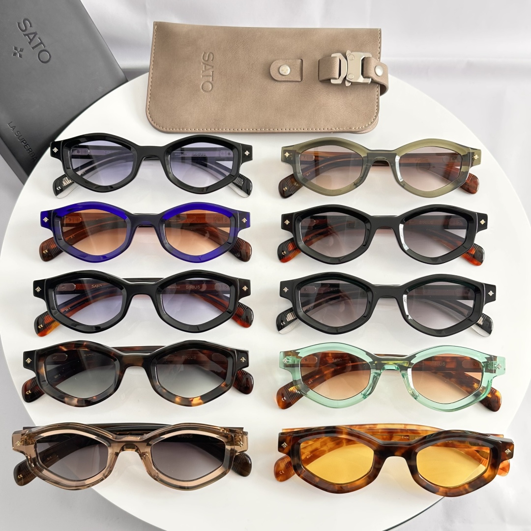 ‼️Sato Sunglasses佐藤眼镜～日本高端奢侈眼镜品牌～純手工天花板作品，全進口加厚板材製作。