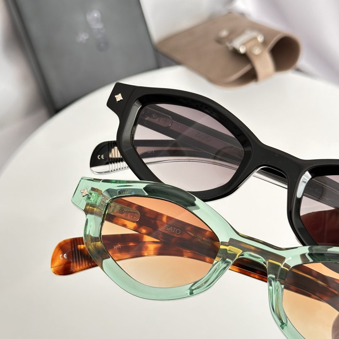 ‼️Sato Sunglasses佐藤眼镜～日本高端奢侈眼镜品牌～純手工天花板作品，全進口加厚板材製作。