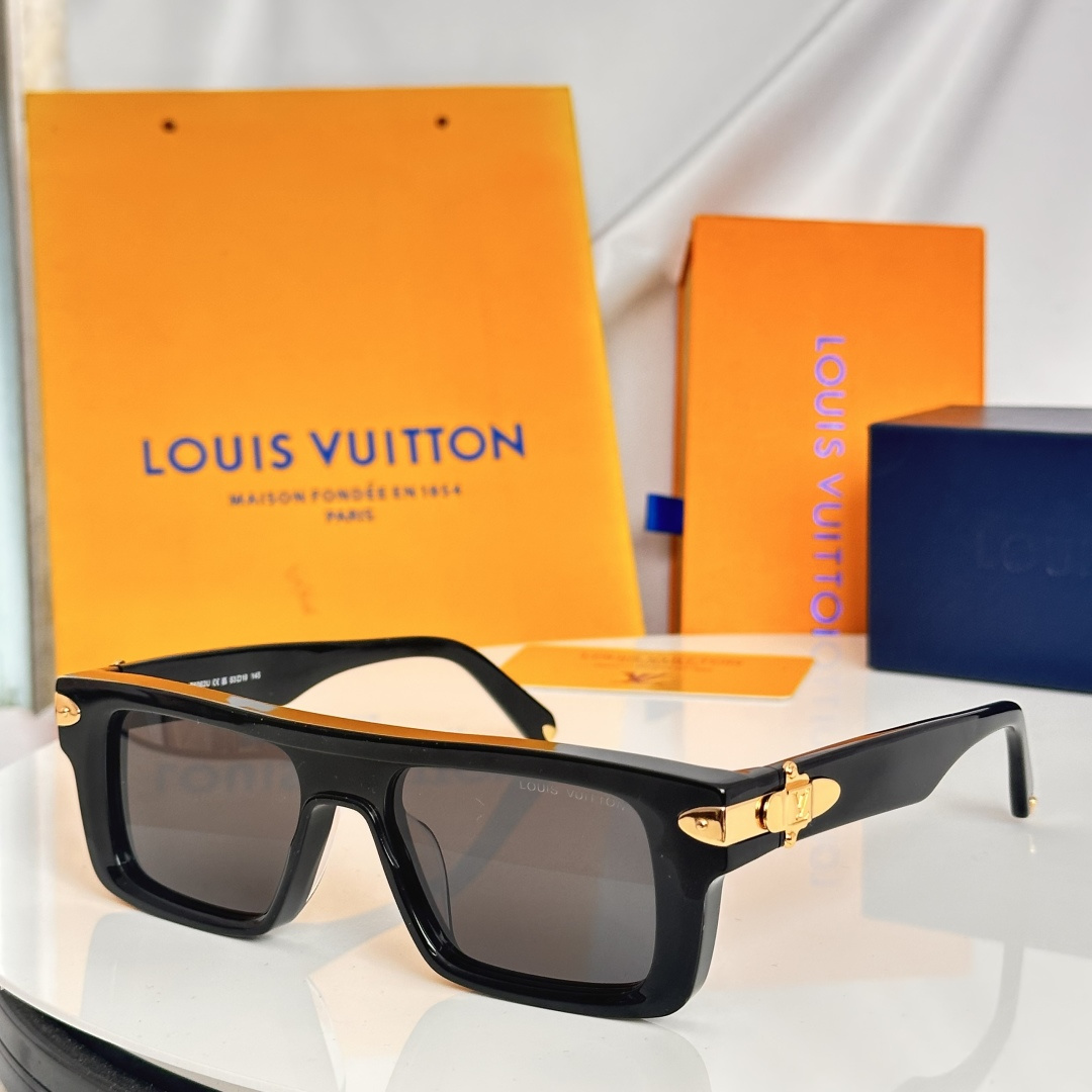 ‼️💯LOUIS VITTO*LV Aura Square太陽眼鏡是路易威登彰顯精湛工藝及標誌性logo