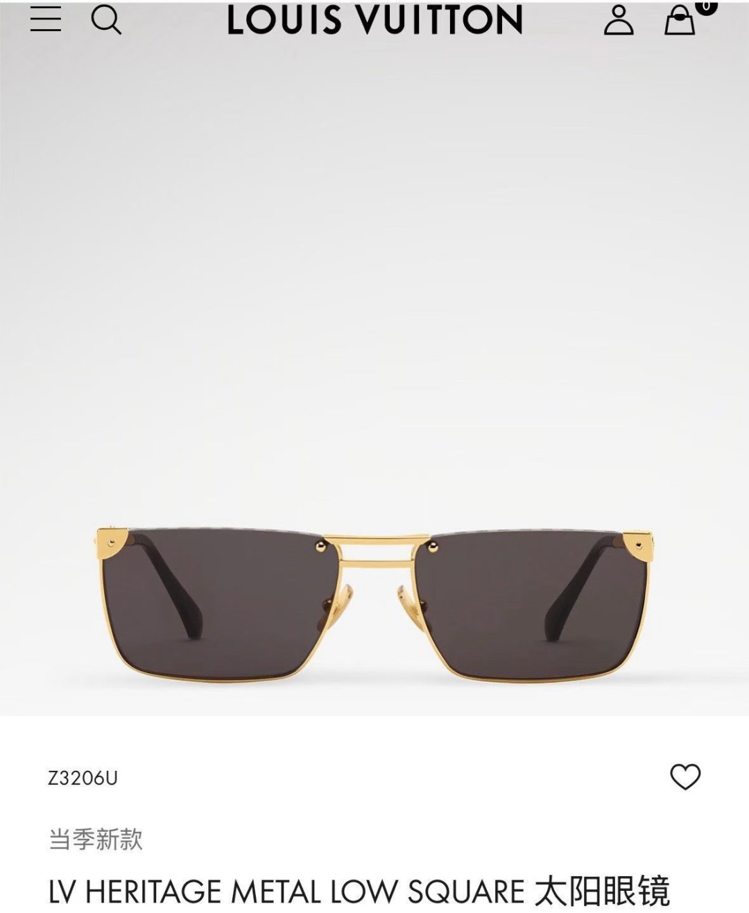‼️ 官网图 LOUIS VUITTO*🌟🌟🌟MODEL：Z3206U🌟🌟🌟SIZE：60口16-145