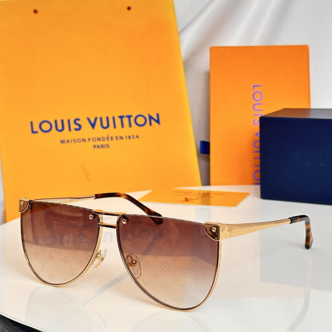 ‼️💯LOUIS VUITTO*LV HERITAGE METAL LOW SQUARE太阳镜系列~复古