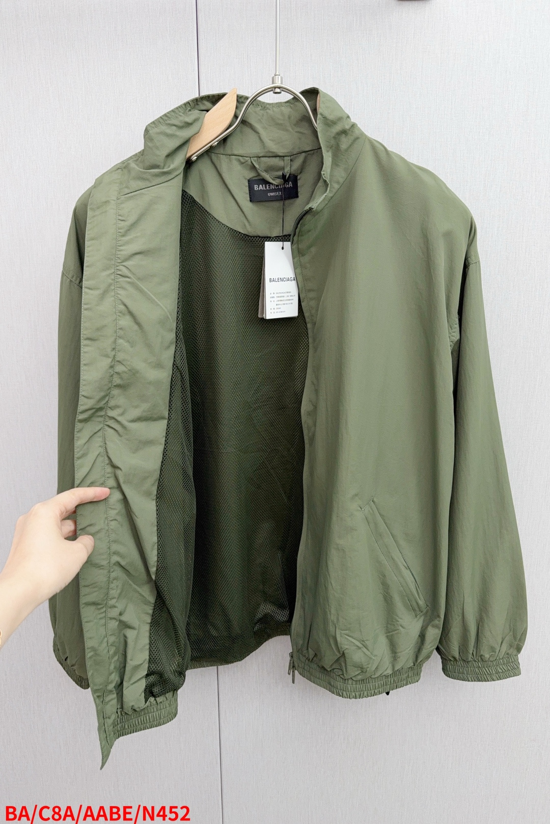 P703 N452 BA🔥Balenciaga Parisian BLCG jacket Size: S-XL 3 All - 图片 3