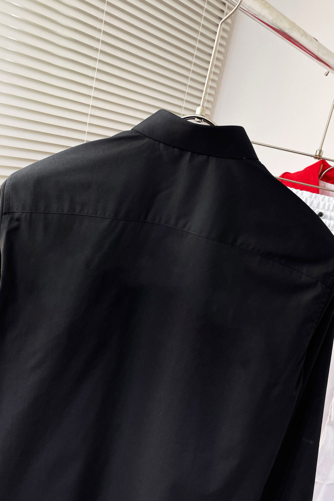 Luxurious Long-Sleeve Cotton Shirt with Original Fabric and Comfortable Air Quality - 图片 7