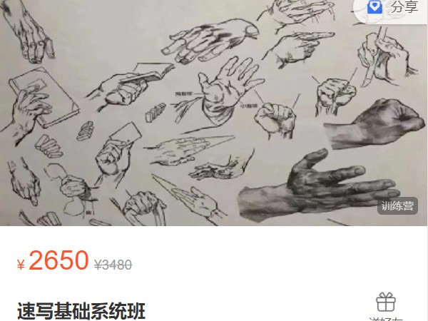 《AL5098-五色教育速写基础系统班》