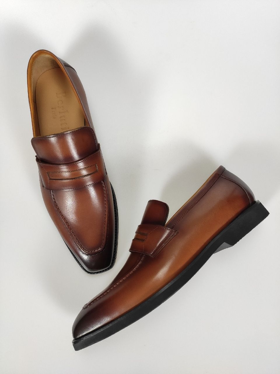 430Berlu*i Zapatos Oxford de cuero, zapatos de negocios formales de alta gama para hombres, ¡primero