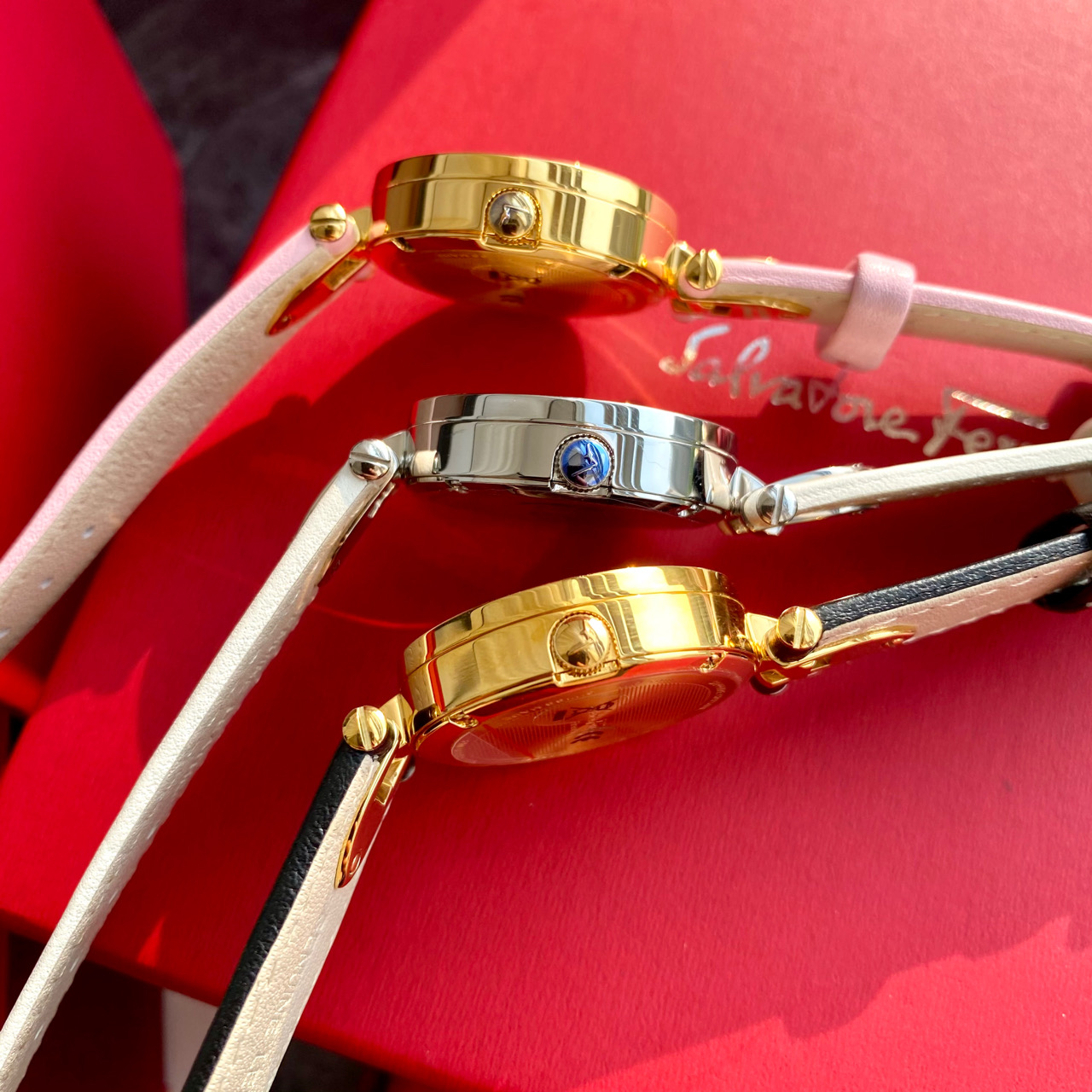 Luxury Firagm Watch: Glamorous Design with Imported Leather and Real Drills - 图片 7