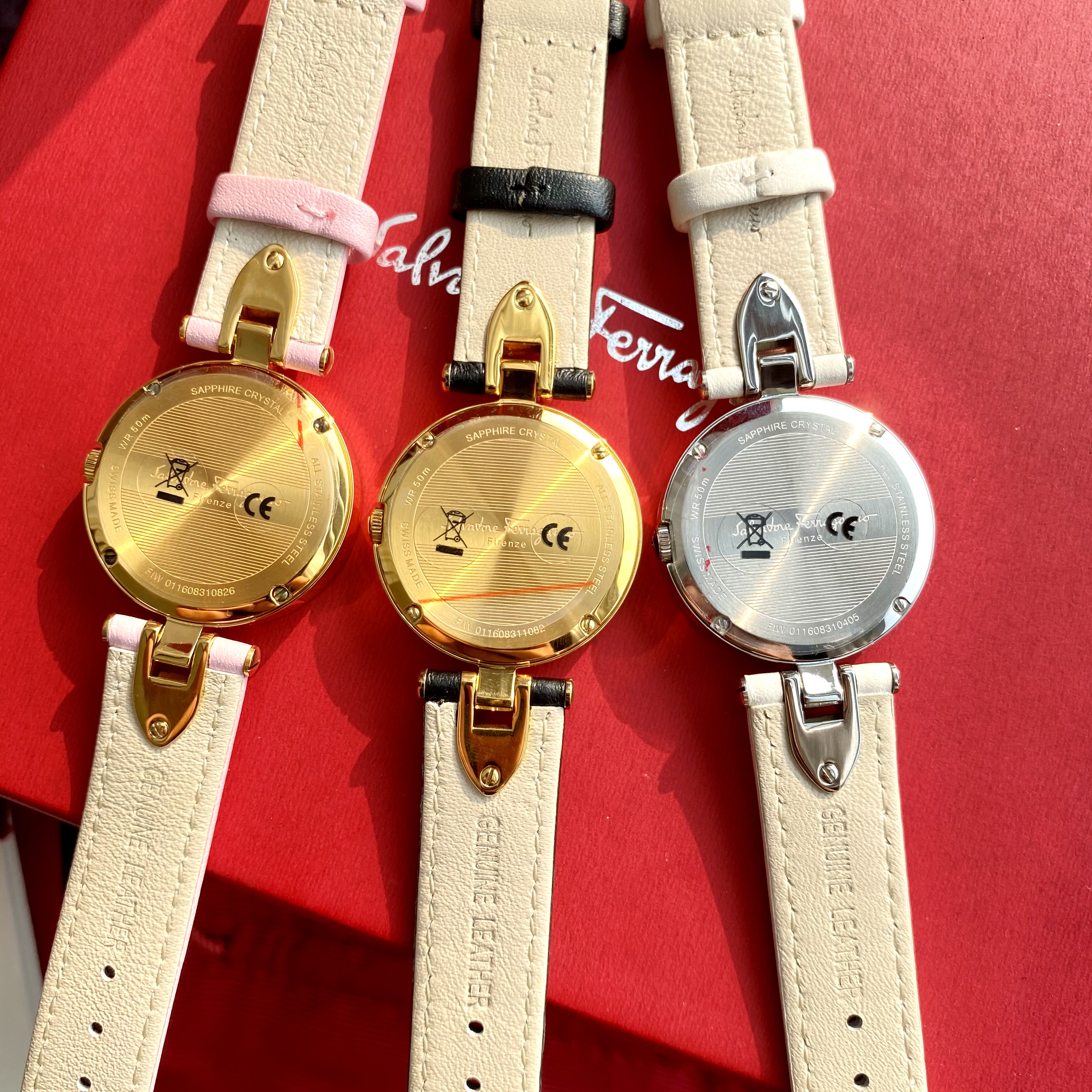 Luxury Firagm Watch: Glamorous Design with Imported Leather and Real Drills - 图片 8