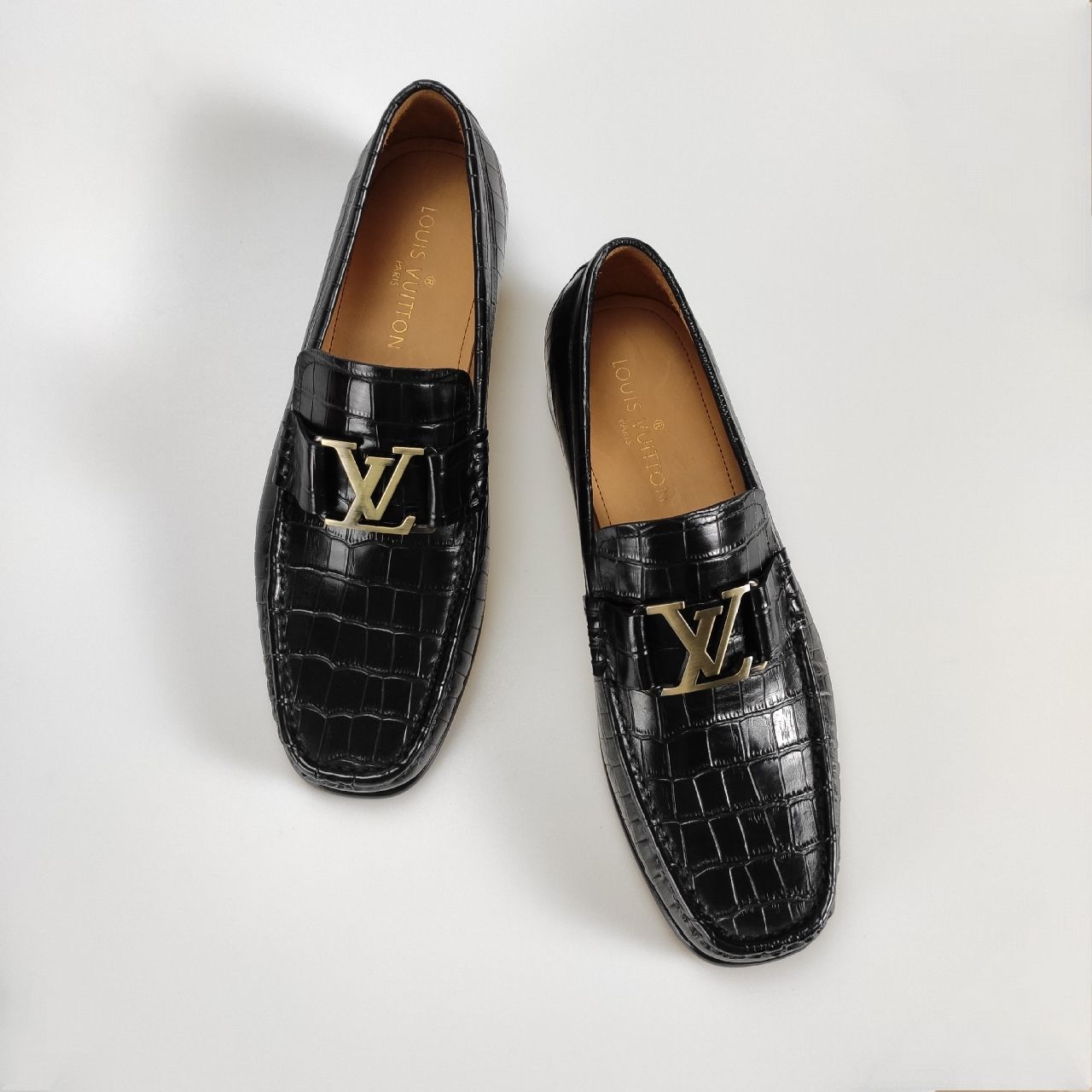 [Louis vuitt*n] zapatos de cuero de gama alta, 1:1 calidad de compra única original, bienes de prime