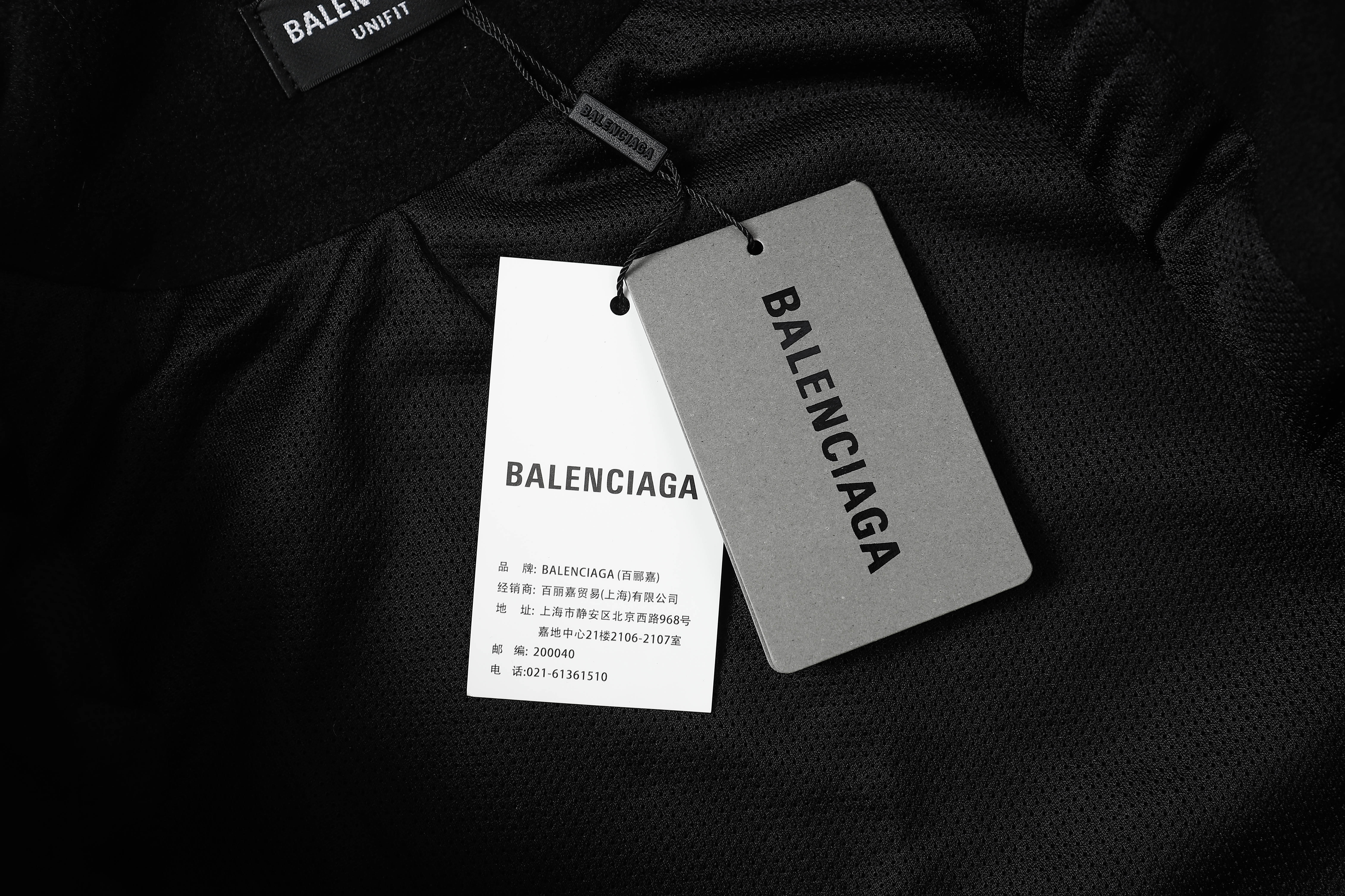 300 巴黎世家balenciaga高领抓绒Sporty B 宽松剪