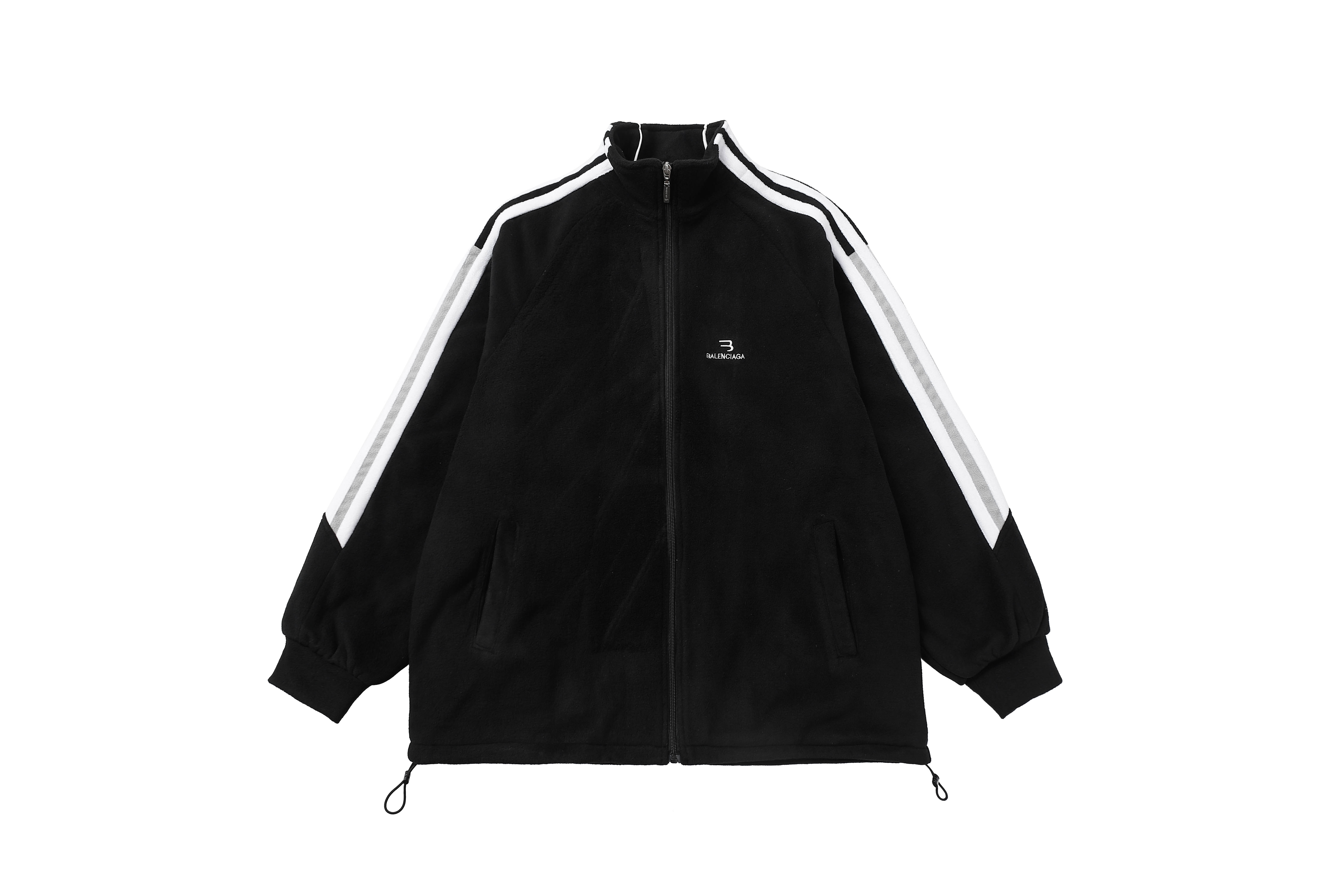 巴黎世家balenciaga高领抓绒Sporty B 宽松剪