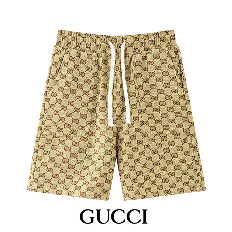 V609# Gucci x North Face edición conjunta pantalones cortos bordados 2021Gucci x North Face edición conjunta …