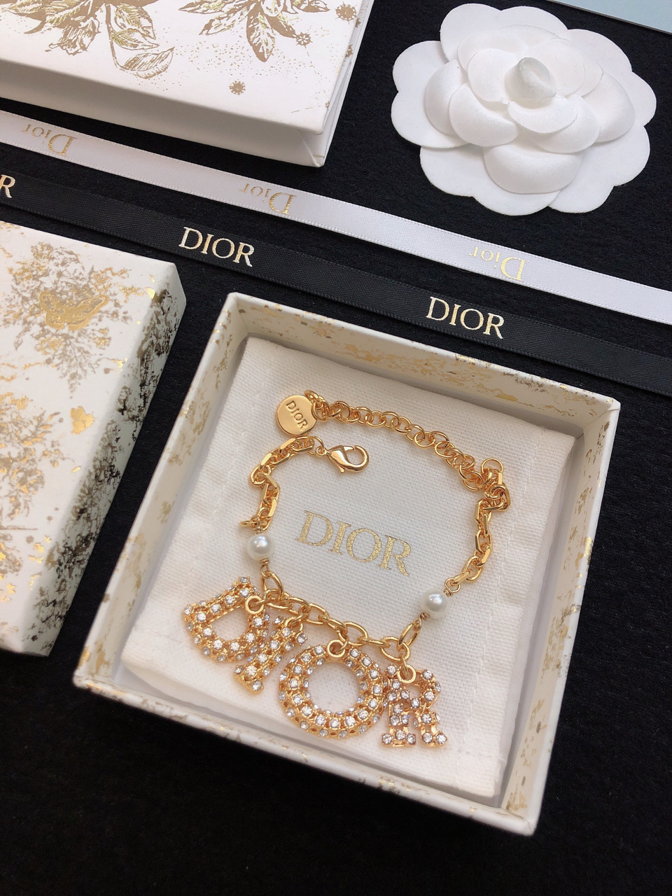 迪奥 Dior 高定典藏高定典雅奢华珠宝首饰项链手链戒指 #0311D1A8 5