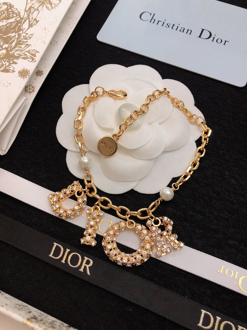 迪奥 Dior 高定典藏高定典雅奢华珠宝首饰项链手链戒指 #0311D1A8 7