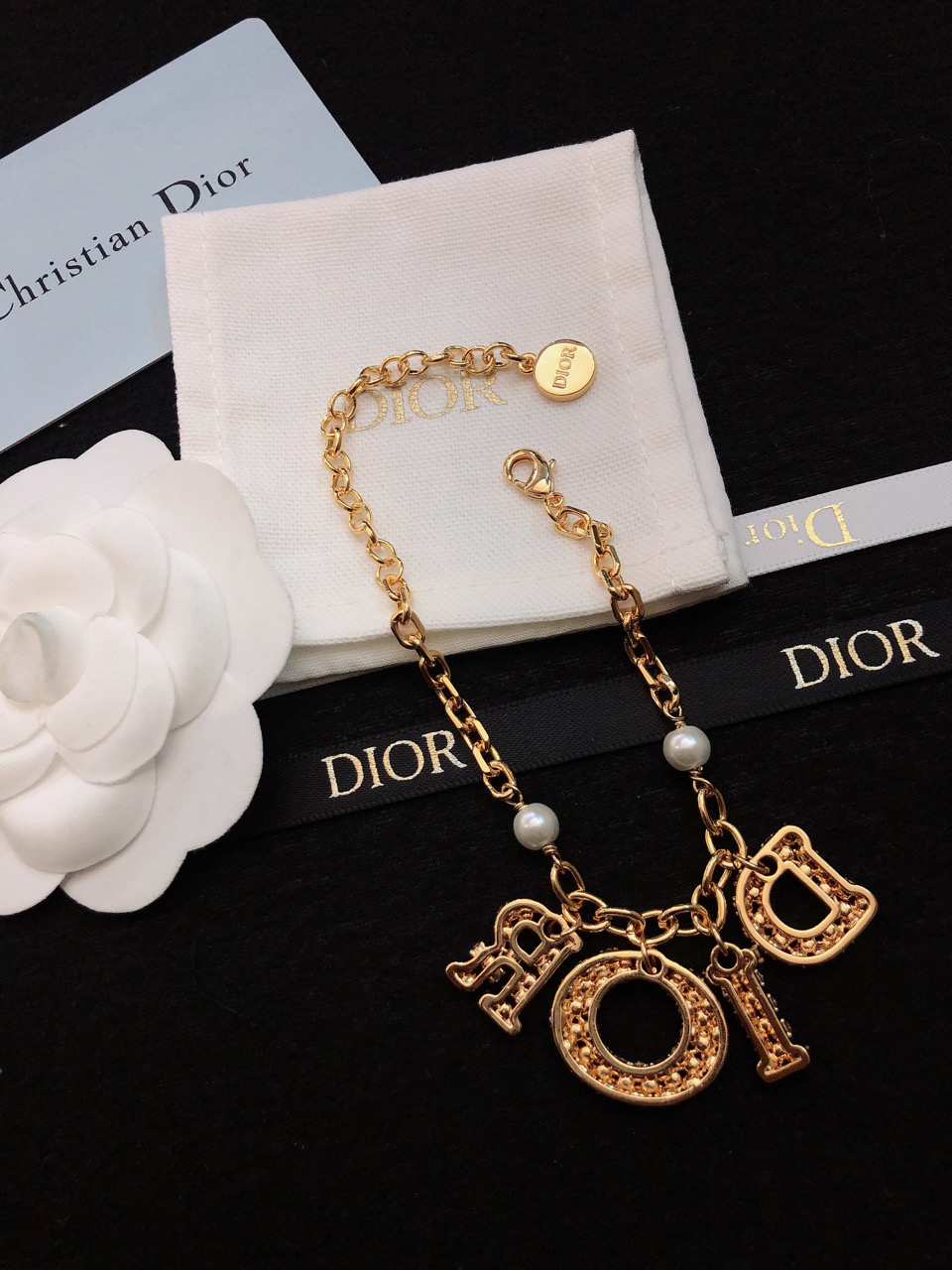迪奥 Dior 高定典藏高定典雅奢华珠宝首饰项链手链戒指 #0311D1A8 9