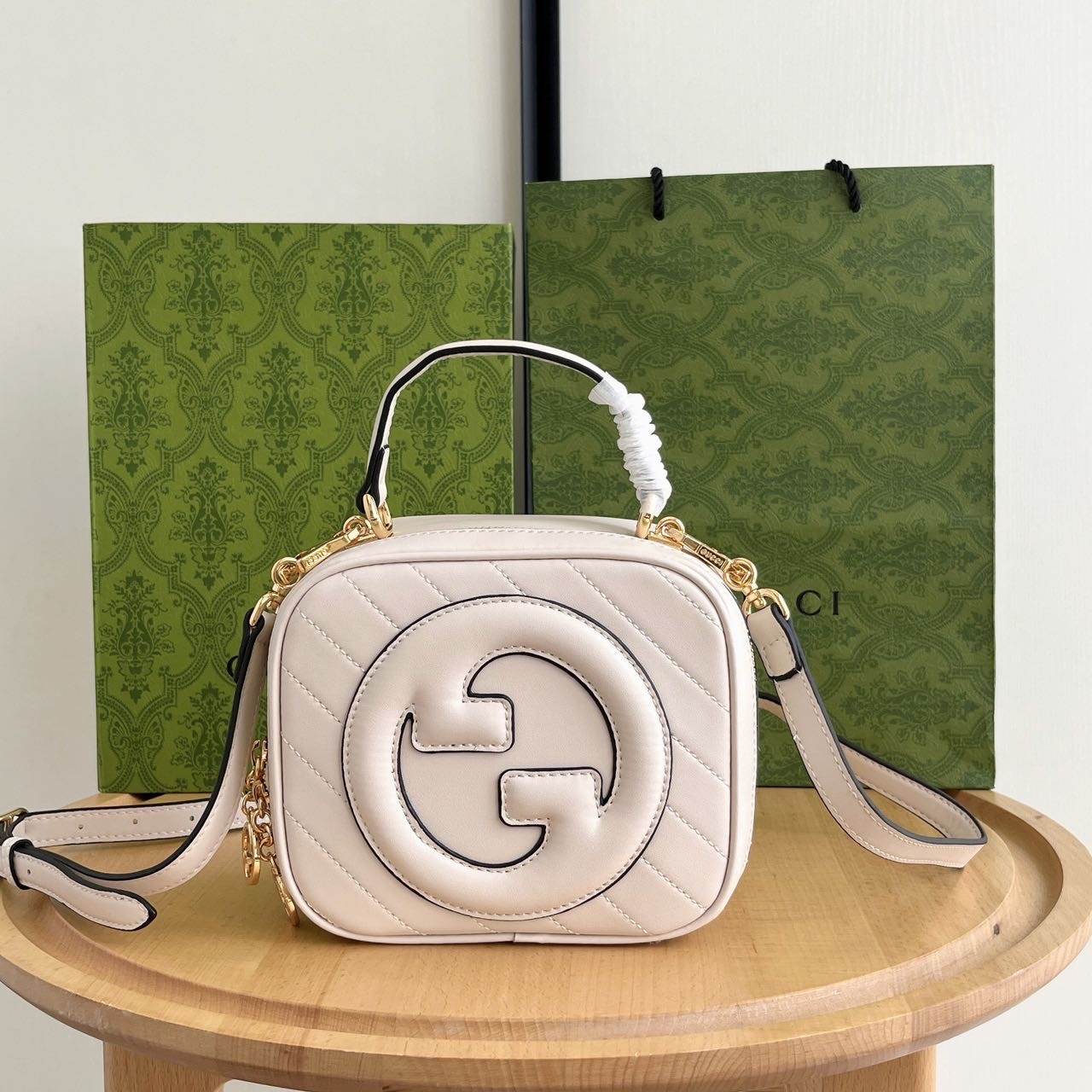 Chanel Matelasse Shoulder Bag Leather Dark Brown