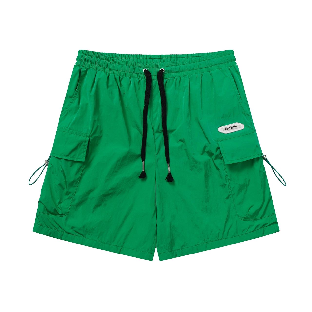 GIVENCHY/Pantalones cortos deportivos para hombre Givenchy Color: negro/albaricoque/verde militar Talla: XS S M L Versi…